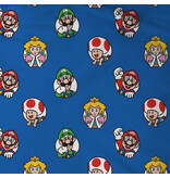 Super Mario Dekbedovertrek Friends - 140 x 200 + 63 x 63 cm - Katoen