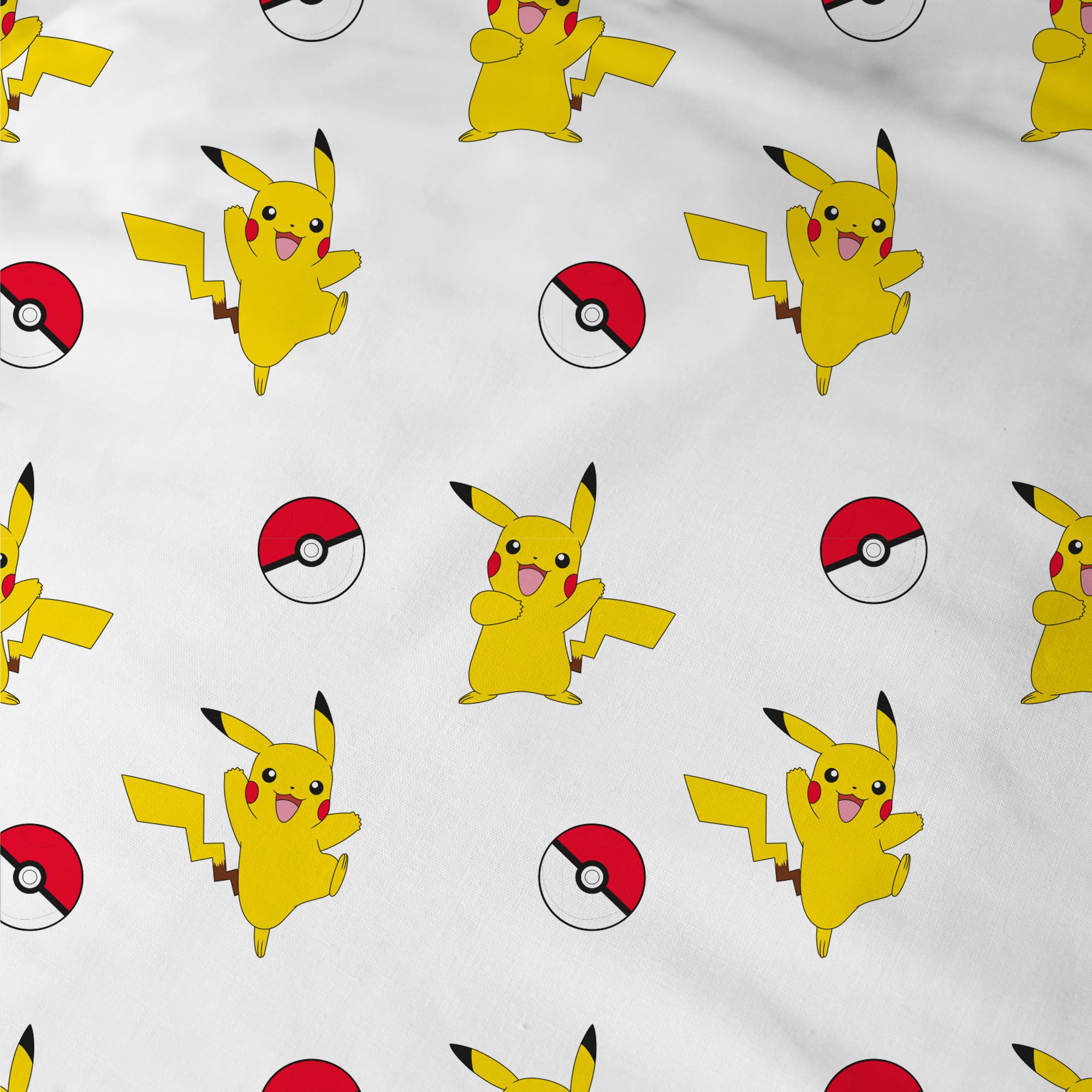 Pokemon Dekbedovertrek Pokeball  - 140 x 200 + 63 x 63 cm - Katoen