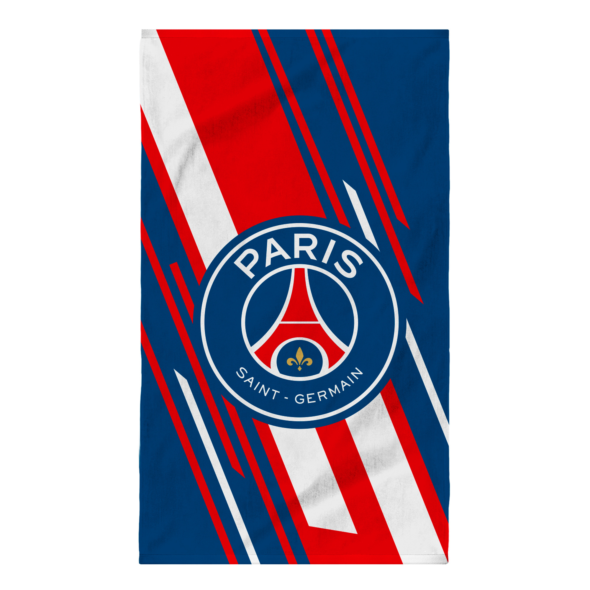 Paris Saint Germain Diagonal Beach Towel - 75 x 150 cm - Cotton
