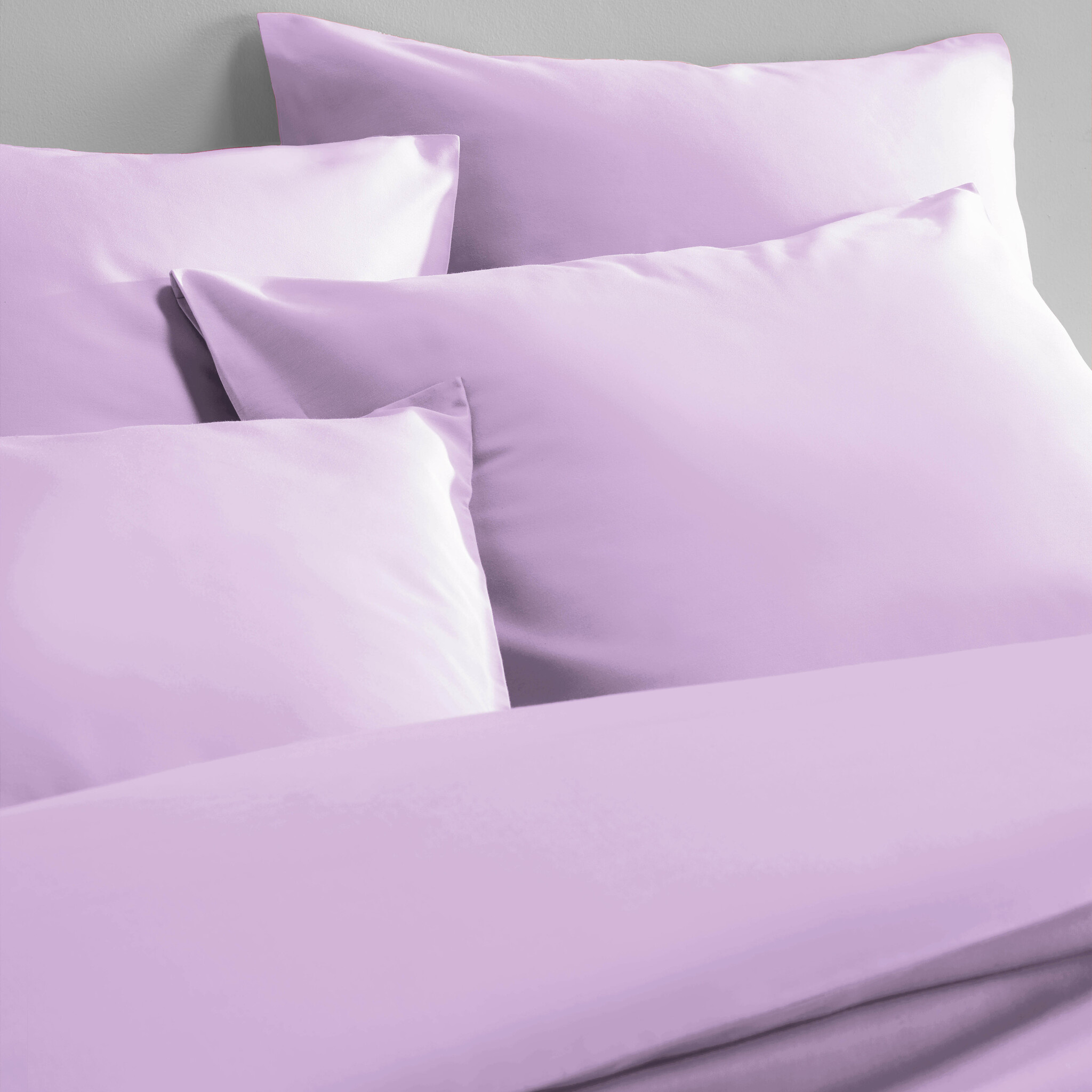 De Witte Lietaer Olivia Duvet Cover - 140 x 200/220 cm - Lilac - Cotton Satin