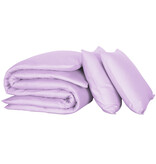 De Witte Lietaer Dekbedovertrek Olivia - 240 x 220 cm - Lila - Katoen Satijn