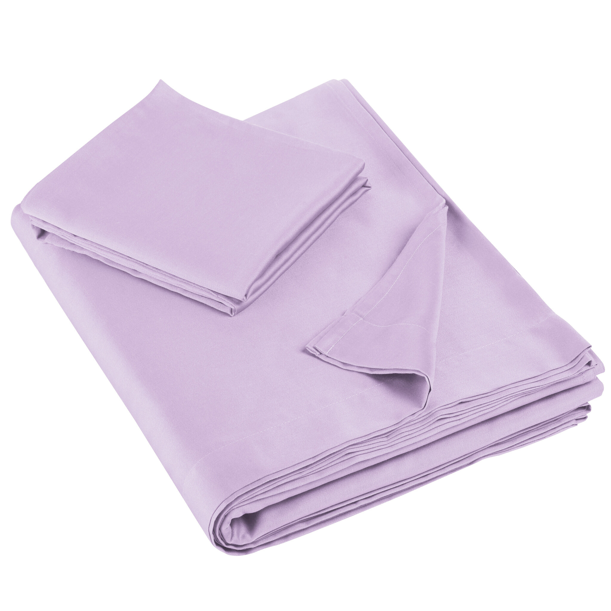 De Witte Lietaer Olivia Lila Sheet Set - Single - 180 x 280 cm - Cotton satin