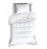 De Witte Lietaer Dekbedovertrek Lola Sky Blue - 140 x 200/220 + 60 x 70 cm - Katoen Percal