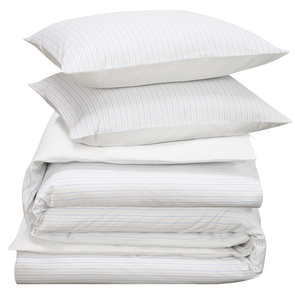 De Witte Lietaer Duvet Cover Lola Sky Blue - 200 x 200/220 + (2x) 60 x 70 cm - Cotton Percale