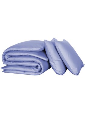 De Witte Lietaer Olivia Sky Blue Duvet Cover 260 x 240 cm Cotton Satin