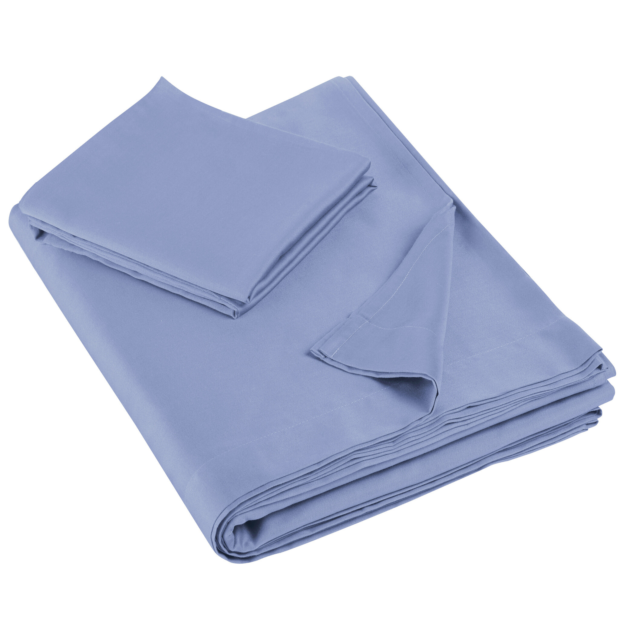 De Witte Lietaer Lakenset Olivia Sky Blue - Eenpersoons - 180 x 280 cm - Satijnkatoen