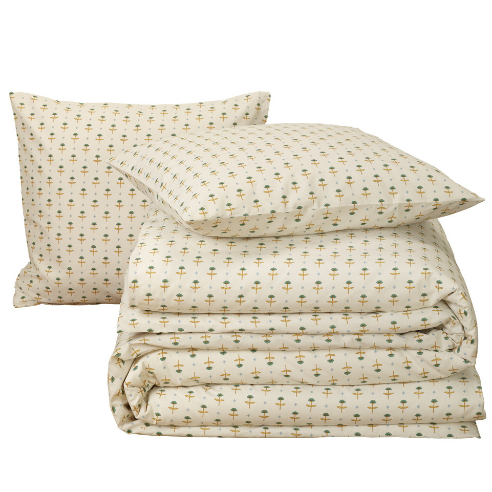 Moodit Duvet Cover Odil Sandflower - 260 x 240 + 2x 60 x 70 cm - Cotton
