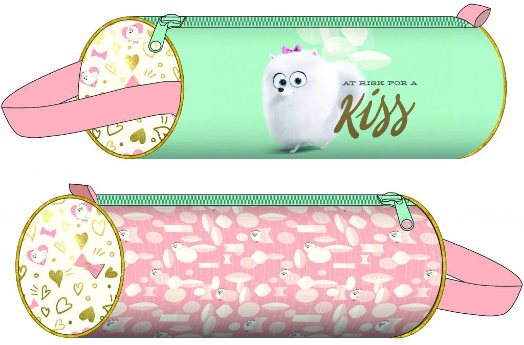 The Secret Life of Pets Kiss - Rond etui - 20 x 6 cm - Multi