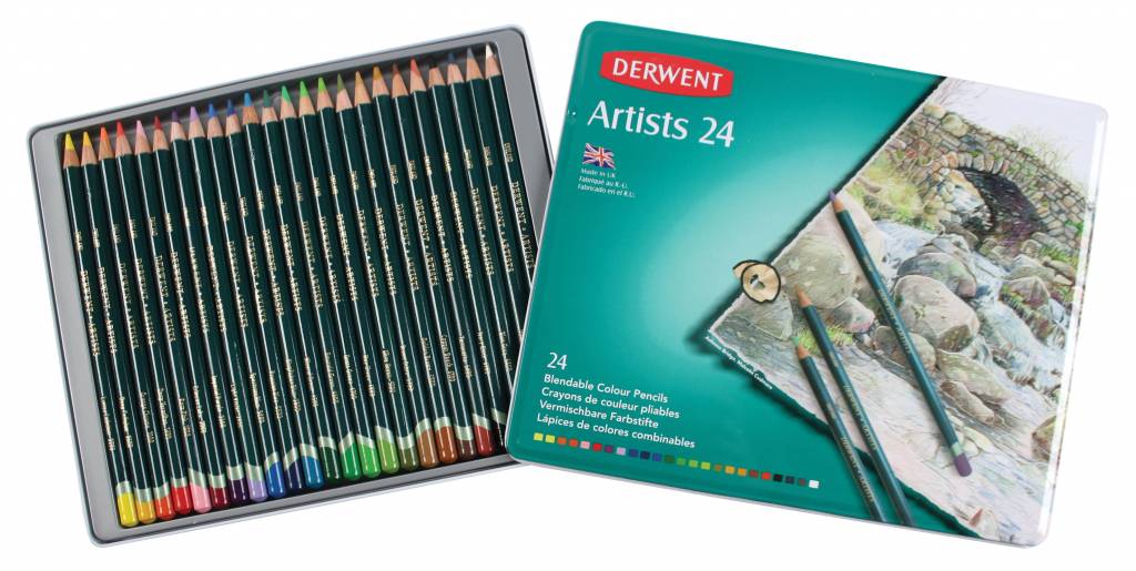 Derwent Artists 24 Kleurpotloden In Een Blik derwent kopen in de aanbieding Derwent Artists 24 Kleurpotloden In Een Blik derwent kopen in de aanbieding