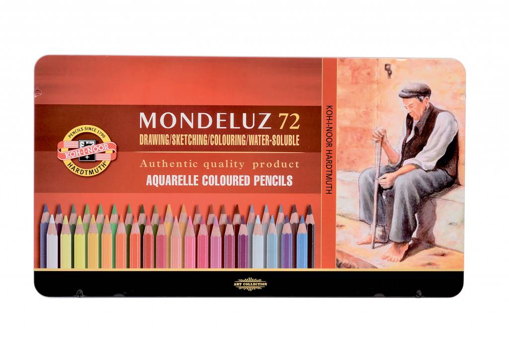 Koh I Noor Mondeluz 3722 72 Aquarelpotloden In Een Blik koh i noor kopen in de aanbieding
