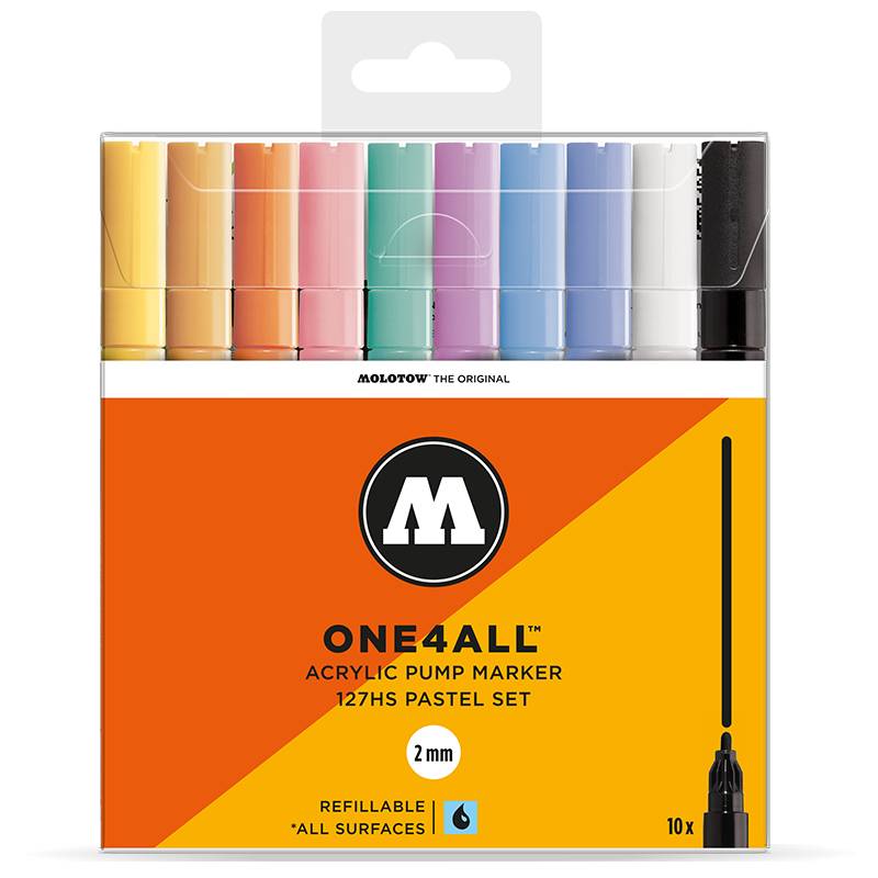 Molotow 127Hs Pastel Set 10 molotow kopen in de aanbieding Molotow 127Hs Pastel Set 10 molotow kopen in de aanbieding