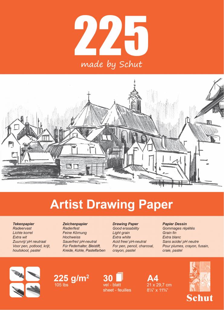 Schut Papier Artist Drawing Paper A4 225 Grams schut papier kopen in de aanbieding