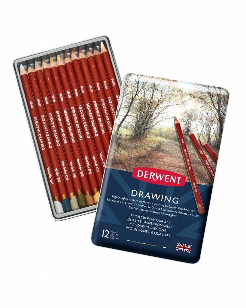 Derwent Drawing 12 Tekenpotloden In Een Blik derwent kopen in de aanbieding Derwent Drawing 12 Tekenpotloden In Een Blik derwent kopen in de aanbieding