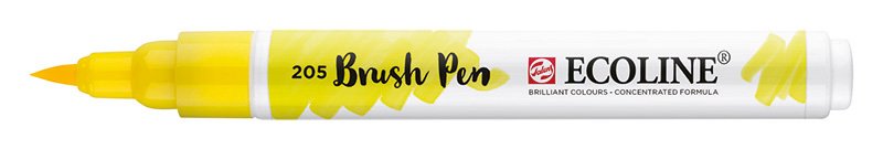 Talens Ecoline Brushpen Citroengeel talens kopen in de aanbieding Talens Ecoline Brushpen Citroengeel talens kopen in de aanbieding