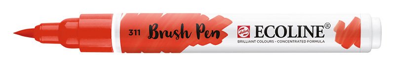 Talens Ecoline Brushpen Vermiljoen talens kopen in de aanbieding Talens Ecoline Brushpen Vermiljoen talens kopen in de aanbieding
