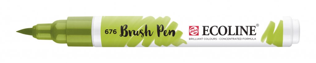 Talens Ecoline Brushpen Grass Green talens kopen in de aanbieding