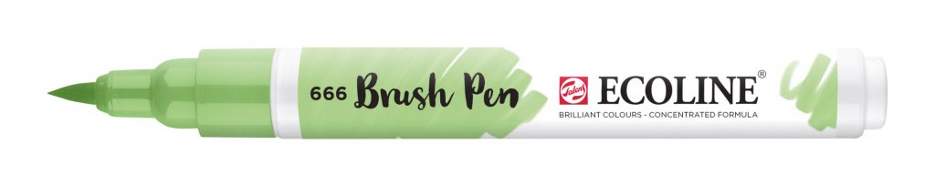 Talens Ecoline Brushpen Pastel Green talens kopen in de aanbieding