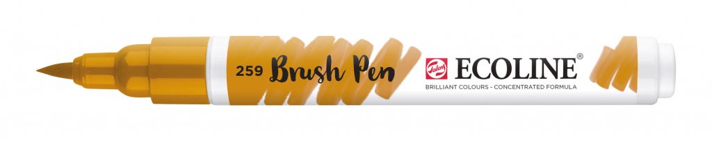 Talens Ecoline Brushpen Sand Yellow talens kopen in de aanbieding