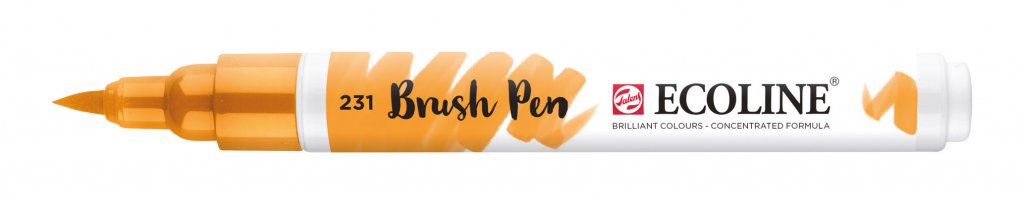 Talens Ecoline Brushpen Gele Oker talens kopen in de aanbieding Talens Ecoline Brushpen Gele Oker talens kopen in de aanbieding