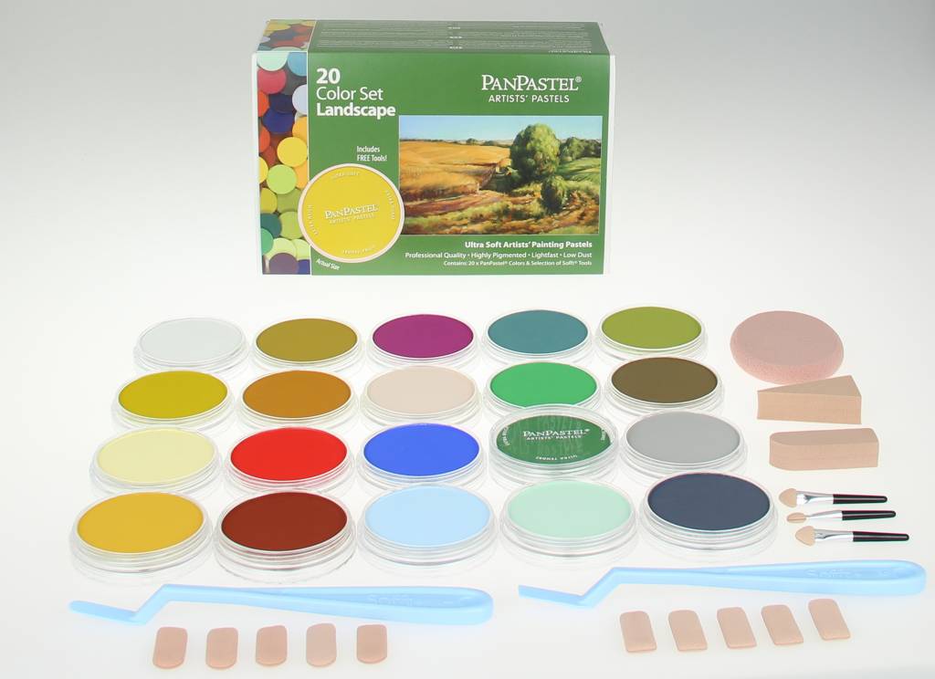 Panpastel Set 20 Landschapskleuren panpastel kopen in de aanbieding