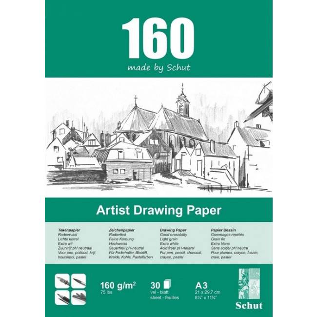 Schut Papier Artist Drawing Paper A3 160 Grams schut papier kopen in de aanbieding
