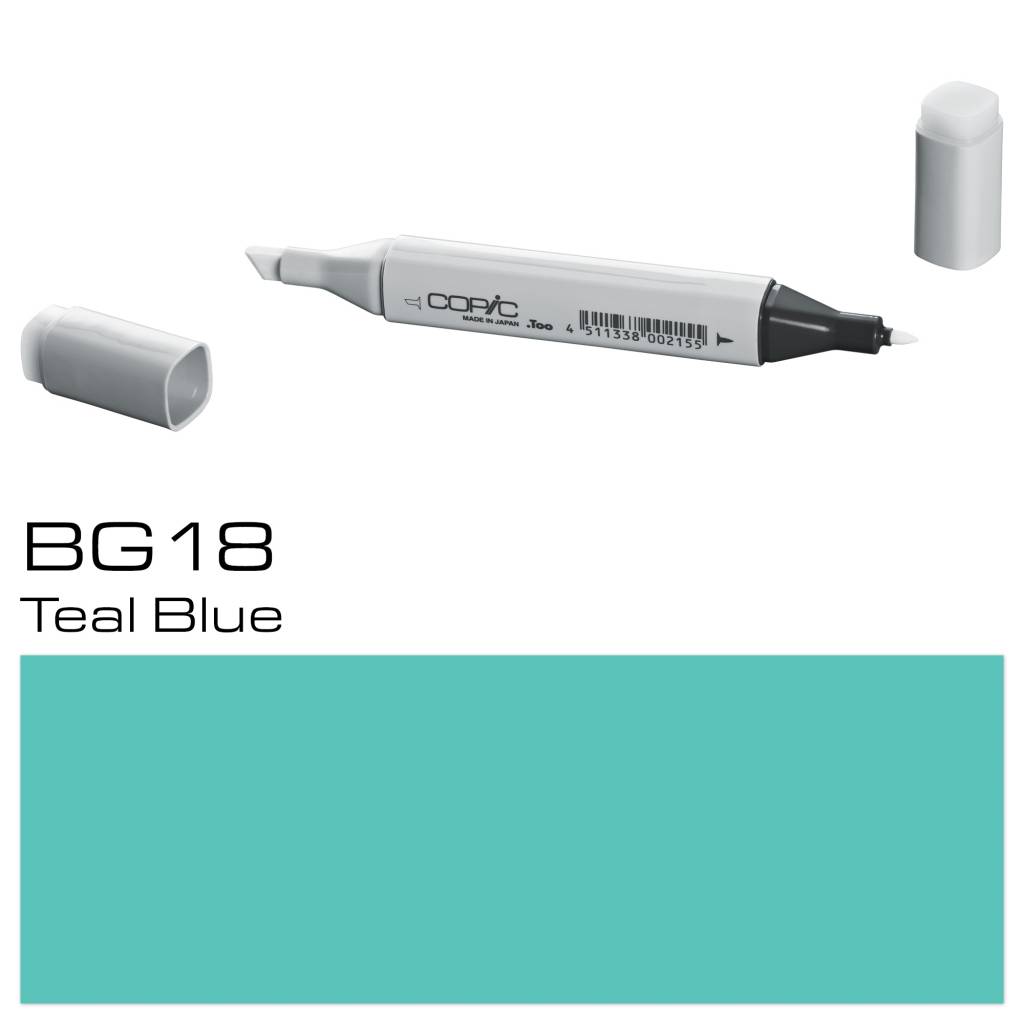Copic Classic Marker Bg18 Teal Blue copic kopen in de aanbieding