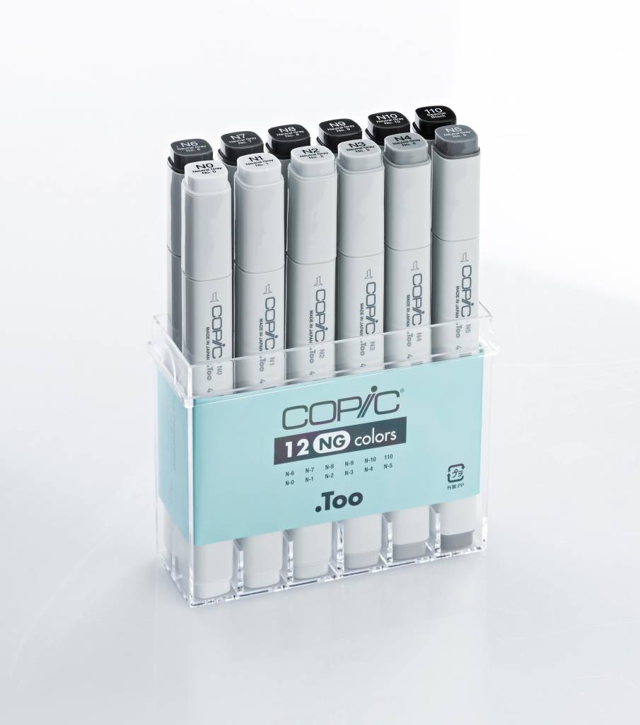Copic Classic Marker Set Met 12 Neutraal Grijs copic kopen in de aanbieding Copic Classic Marker Set Met 12 Neutraal Grijs copic kopen in de aanbieding