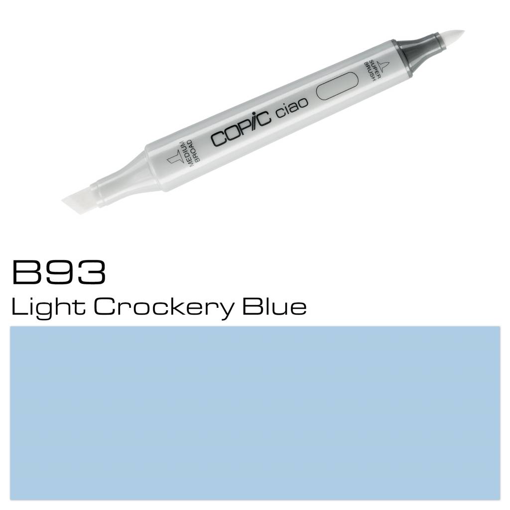 Copic Ciao Marker B93 Light Cockery Blue copic kopen in de aanbieding Copic Ciao Marker B93 Light Cockery Blue copic kopen in de aanbieding