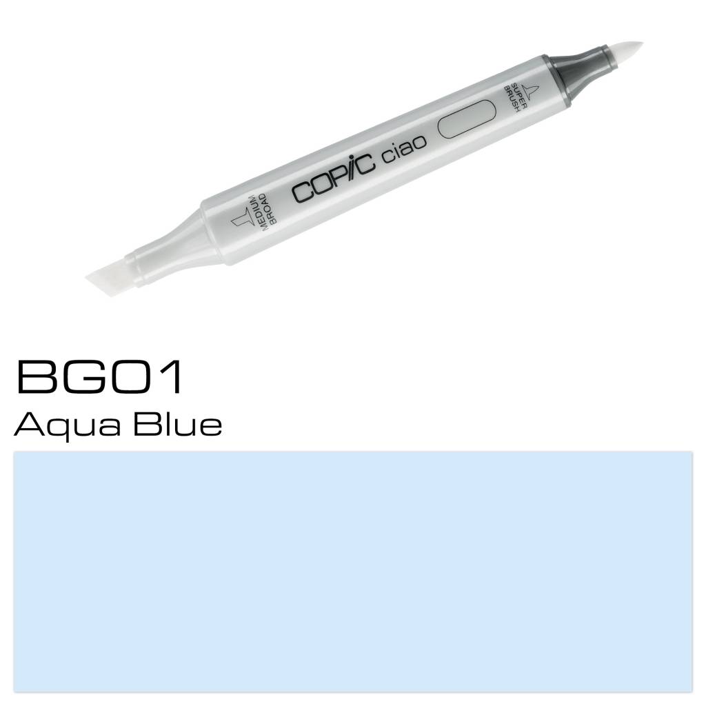 Copic Ciao Marker Bg01 Aqua Blue copic kopen in de aanbieding Copic Ciao Marker Bg01 Aqua Blue copic kopen in de aanbieding
