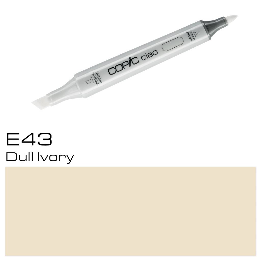 Copic Ciao Marker E43 Dull Ivory copic kopen in de aanbieding Copic Ciao Marker E43 Dull Ivory copic kopen in de aanbieding