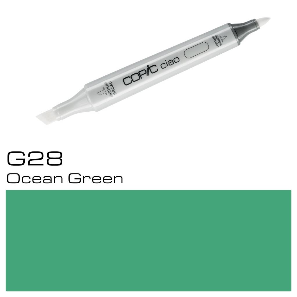 Copic Ciao Marker G28 Ocean Green copic kopen in de aanbieding Copic Ciao Marker G28 Ocean Green copic kopen in de aanbieding