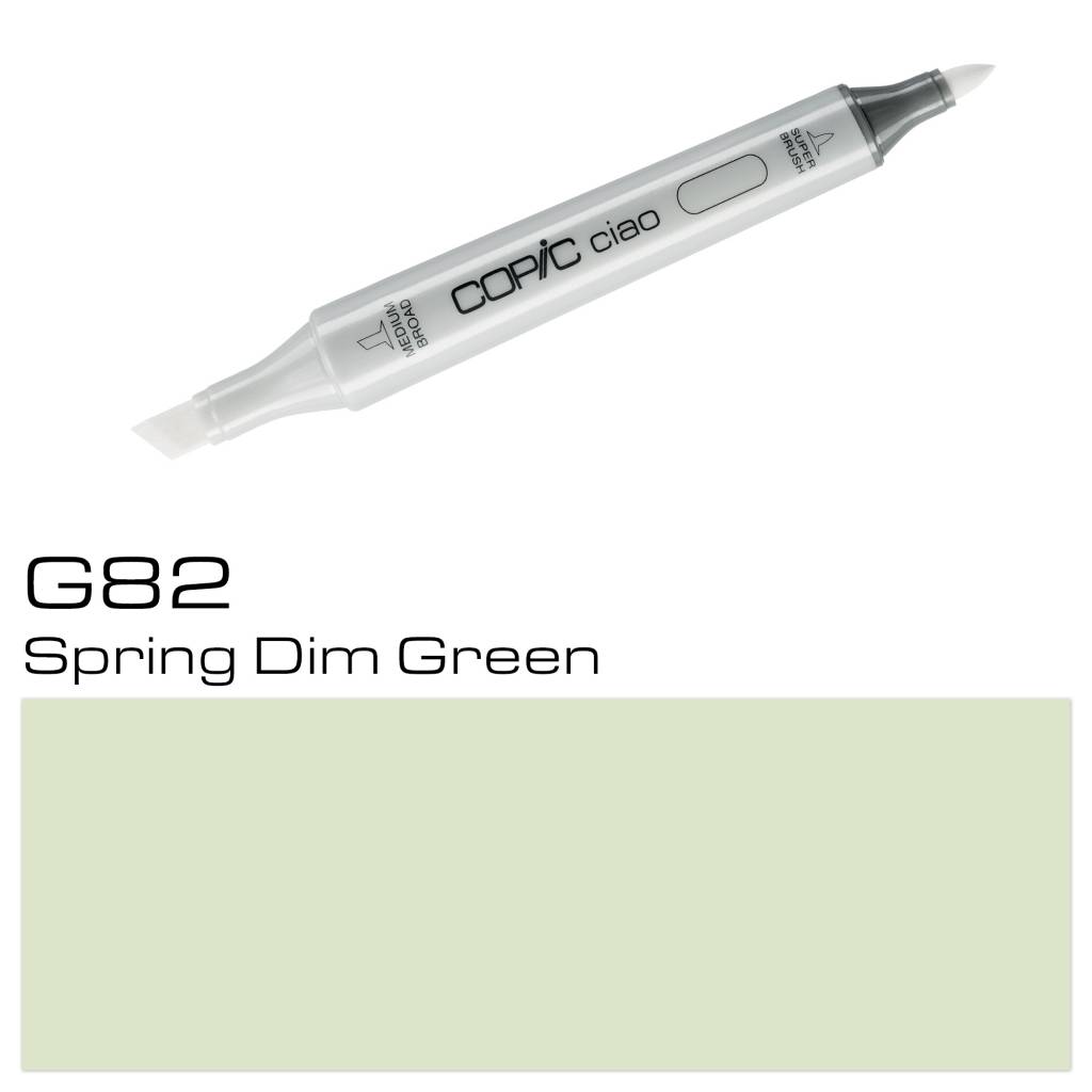 Copic Ciao Marker G82 Spring Dim Green copic kopen in de aanbieding