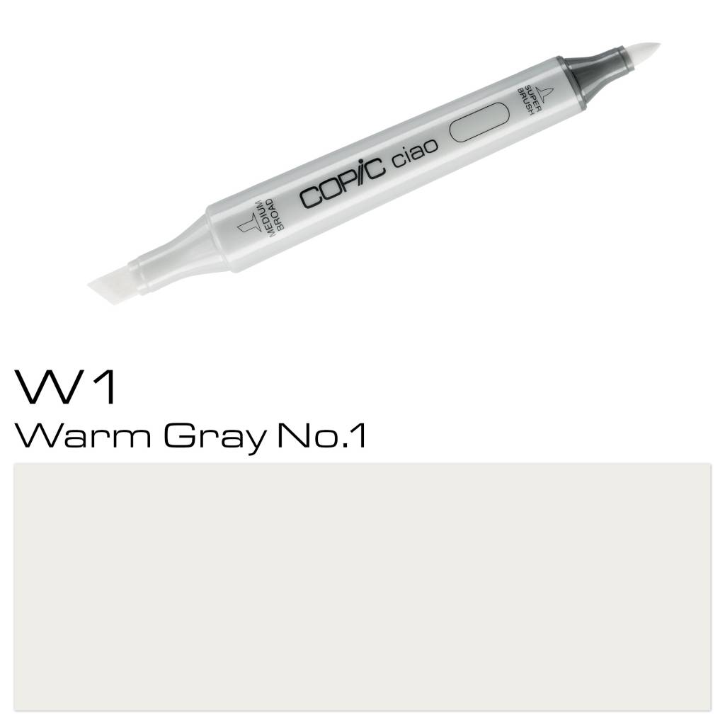 Copic Ciao Marker W1 Warm Gray No 1 copic kopen in de aanbieding Copic Ciao Marker W1 Warm Gray No 1 copic kopen in de aanbieding