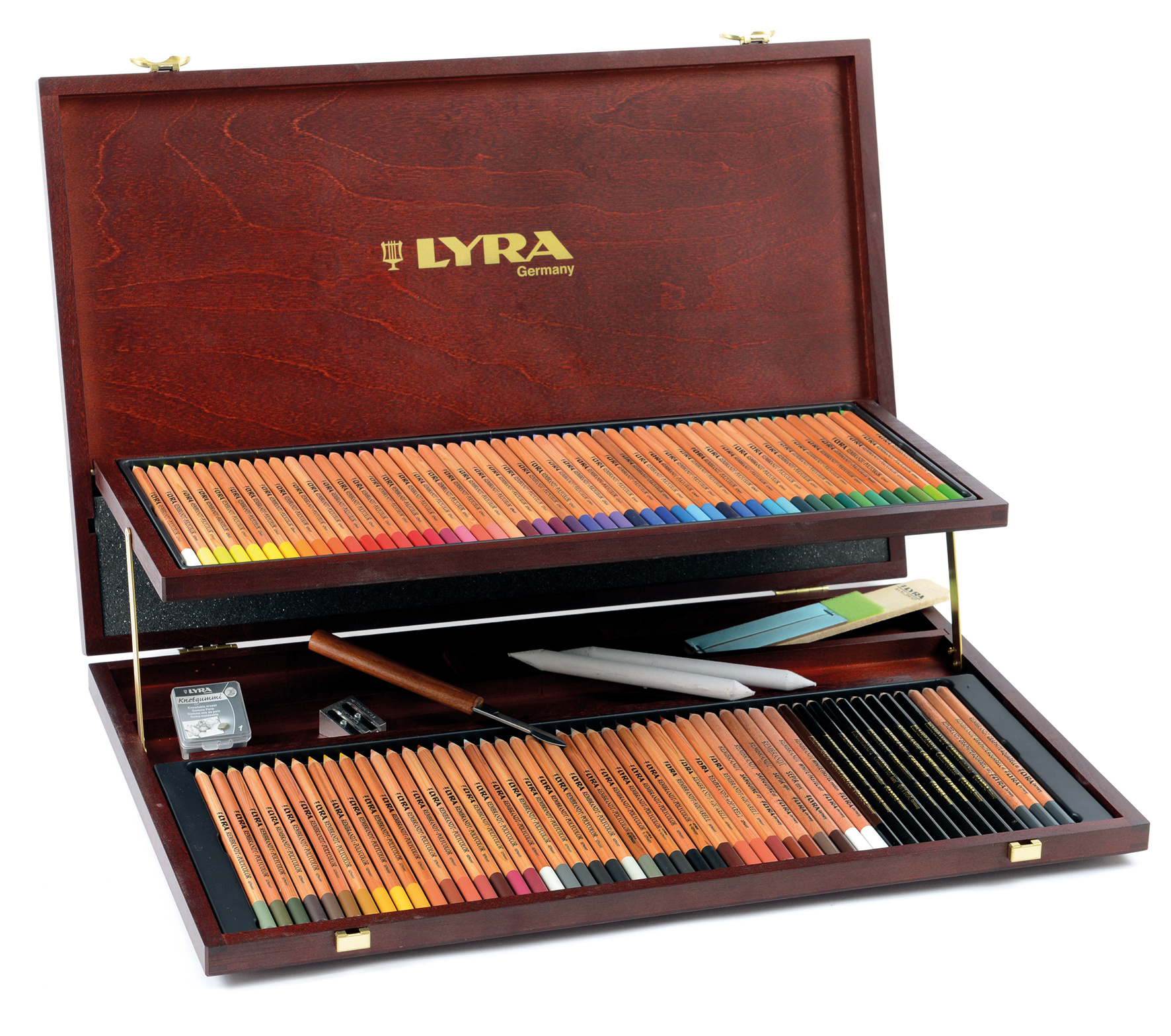 Lyra Houten Doos Rembrandt Professional Met 96 Kleurpotloden lyra kopen in de aanbieding