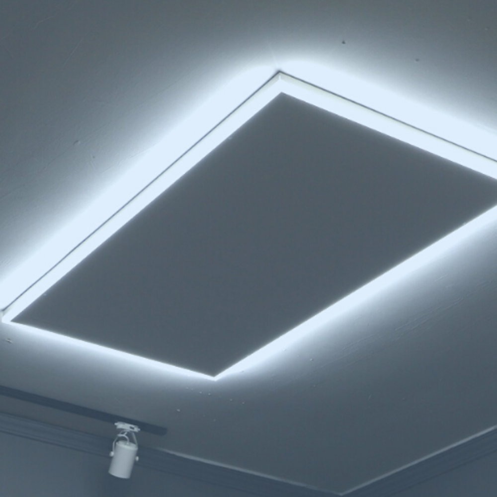 Immuniseren zonlicht Kan worden berekend Infrarood paneel met LED verlichting voor plafond (840W) - Verwarminghandel