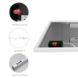 VH Wit infrarood paneel Serie AW - 60 x 120 cm - 700 watt VH Wit infrarood paneel Serie AW - 60 x 120 cm - 700 watt