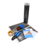 VH Infrarood Vloerverwarming Compleet - 80 Watt/m² - 100 cm breed - Pakket 15 m²