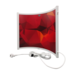 VH Verplaatsbaar infraroodpaneel "Curved Red" - 300 watt VH Verplaatsbaar infraroodpaneel "Curved Red" - 300 watt