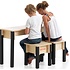 Kinderbureau met 2 krukjes