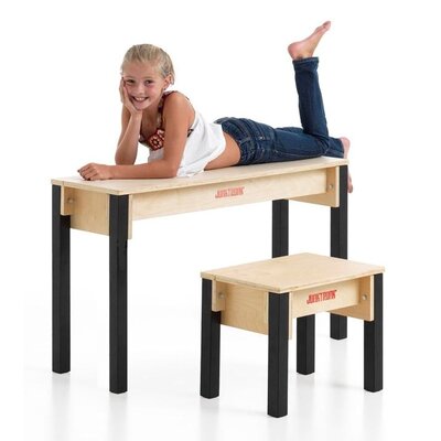 Kinderbureau met opbergbankje