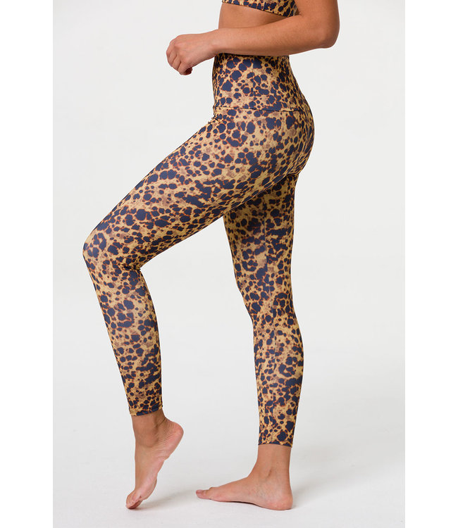 Onzie High Rise Midi Yoga Legging - Tortoise Shell