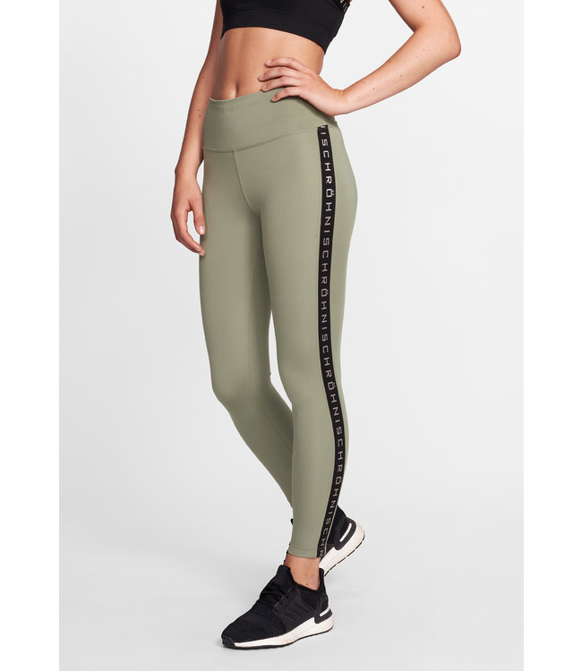 Gangster Maak een naam Darmen Yoga Legging Kay High Waist - Vetiver Green | yogakledingonline.nl