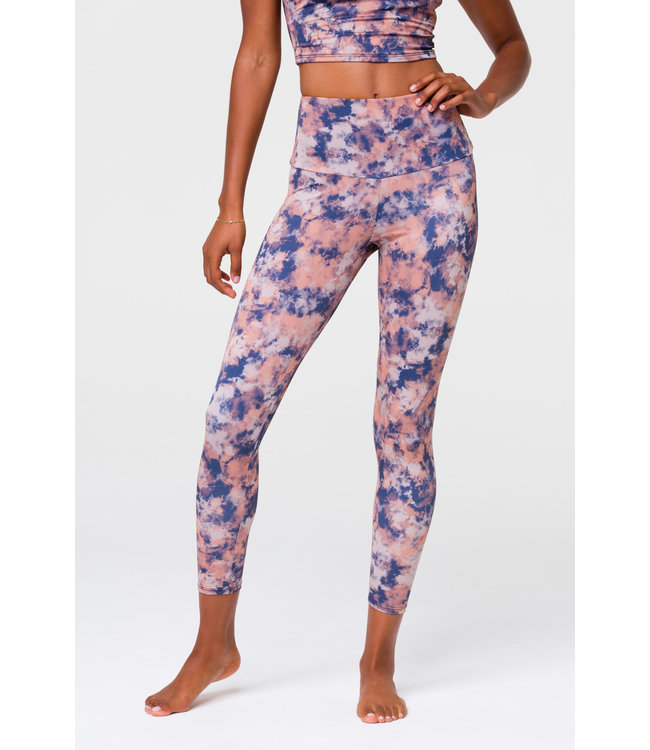 Onzie Midi Yoga Legging Met Hoge Taille - Earth Tie Dye