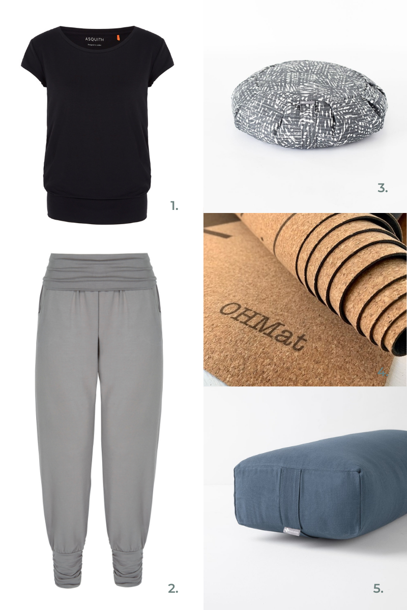 Thuis yoga look met Asquith London Yoga Wear