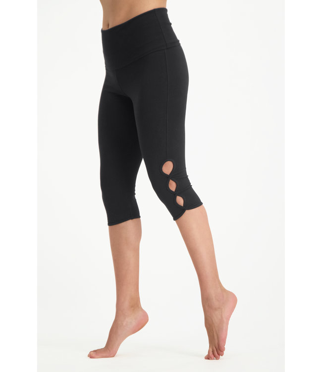 Urban Goddess Yoga Legging Shanti Capri Urban Black