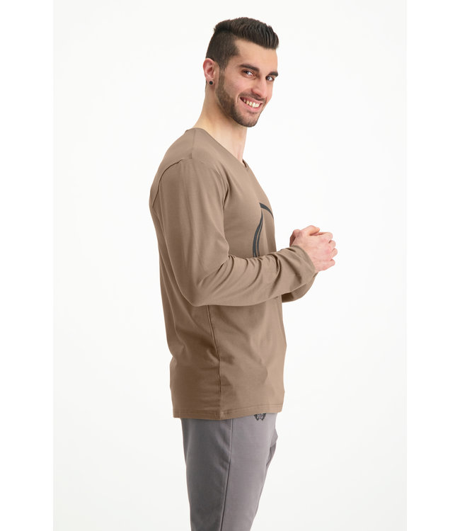 Renegade Guru Longsleeve yoga shirt Rudra - Inca Cacao