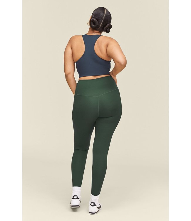 Girlfriend Collective Compressive High-Rise Yoga Legging - Moss