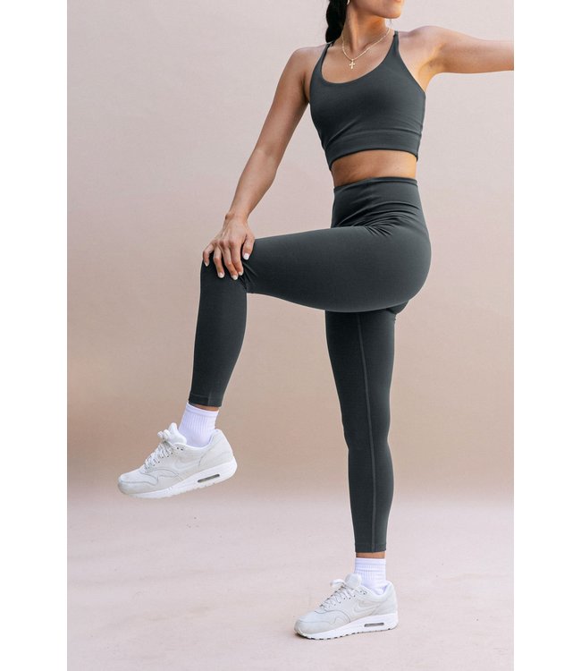 Girlfriend Collective Float Naadloze Yoga Legging - Shadow