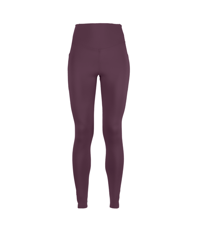 Girlfriend Collective Pocket High-Rise Yoga Legging - Plum