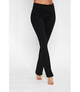 Extra long Yoga Leggings Bhaktified - Off Black - Urban Goddess